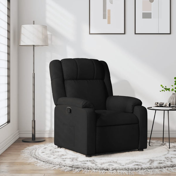 Relaxfauteuil E Stof Zwart