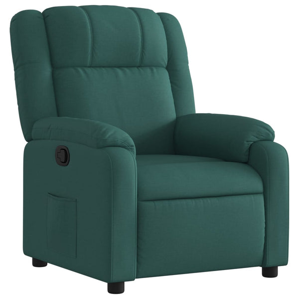 Relaxfauteuil E Stof Donkergroen
