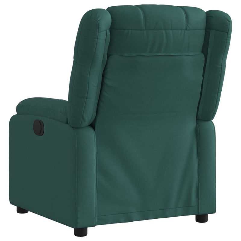 Relaxfauteuil E Stof Donkergroen