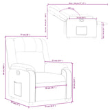 Relaxfauteuil E Stof Donkergroen