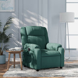 Relaxfauteuil E Stof Donkergroen