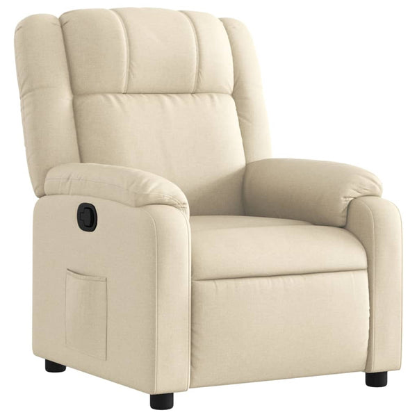 Relaxfauteuil Stof Crème