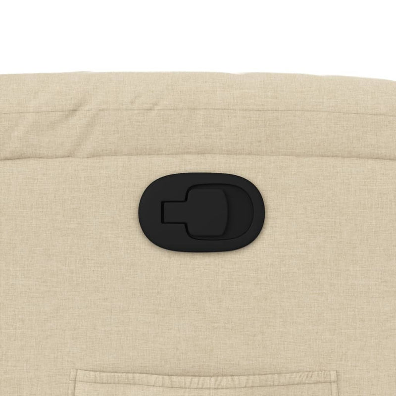 Relaxfauteuil Stof Crème