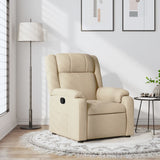 Relaxfauteuil Stof Crème