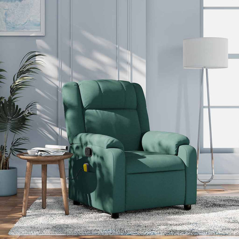 Relaxfauteuil E Stof Donkergroen
