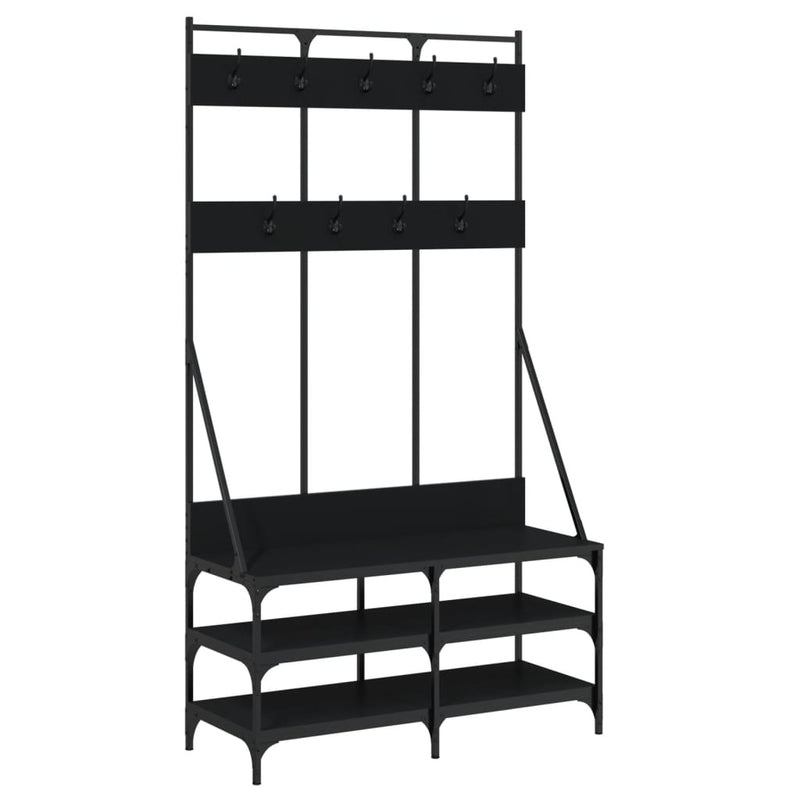 Kledingrek Met Schoenenrek 100X40X184 Cm