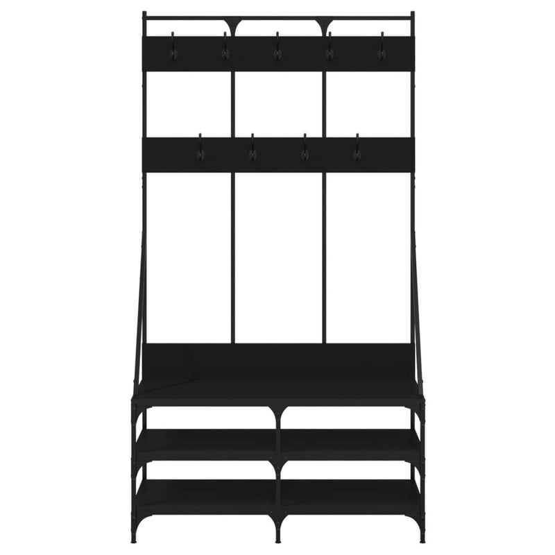Kledingrek Met Schoenenrek 100X40X184 Cm