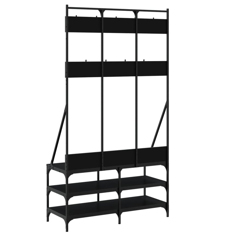 Kledingrek Met Schoenenrek 100X40X184 Cm