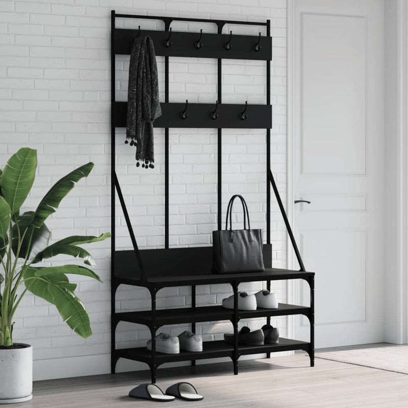 Kledingrek Met Schoenenrek 100X40X184 Cm