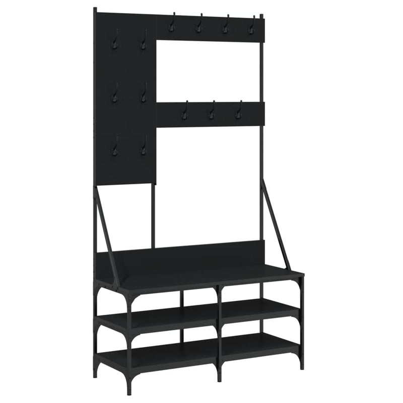 Kledingrek Met Schoenenrek 100X40X184 Cm