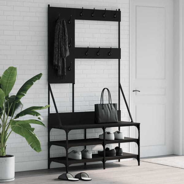 Kledingrek Met Schoenenrek 100X40X184 Cm