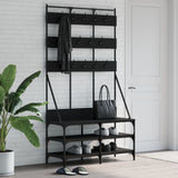 Kledingrek Met Schoenenrek 100X40X184Cm Eikenkleur