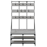Kledingrek Met Schoenenrek 100X40X184Cm Eikenkleur