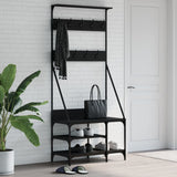 Kledingrek Met Schoenenrek 80X40X184 Cm Kleurig