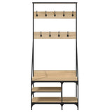 Kledingrek Met Schoenenrek 80X40X184 Cm Kleurig