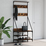 Kledingrek Met Schoenenrek 80X40X184 Cm Kleurig