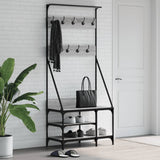 Kledingrek Met Schoenenrek 80X40X184 Cm Kleurig