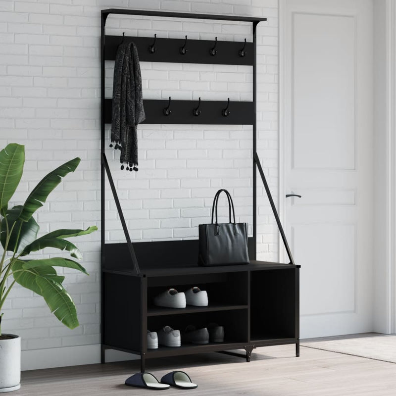 Kledingrek Met Schoenenrek 100X41X184 Cm
