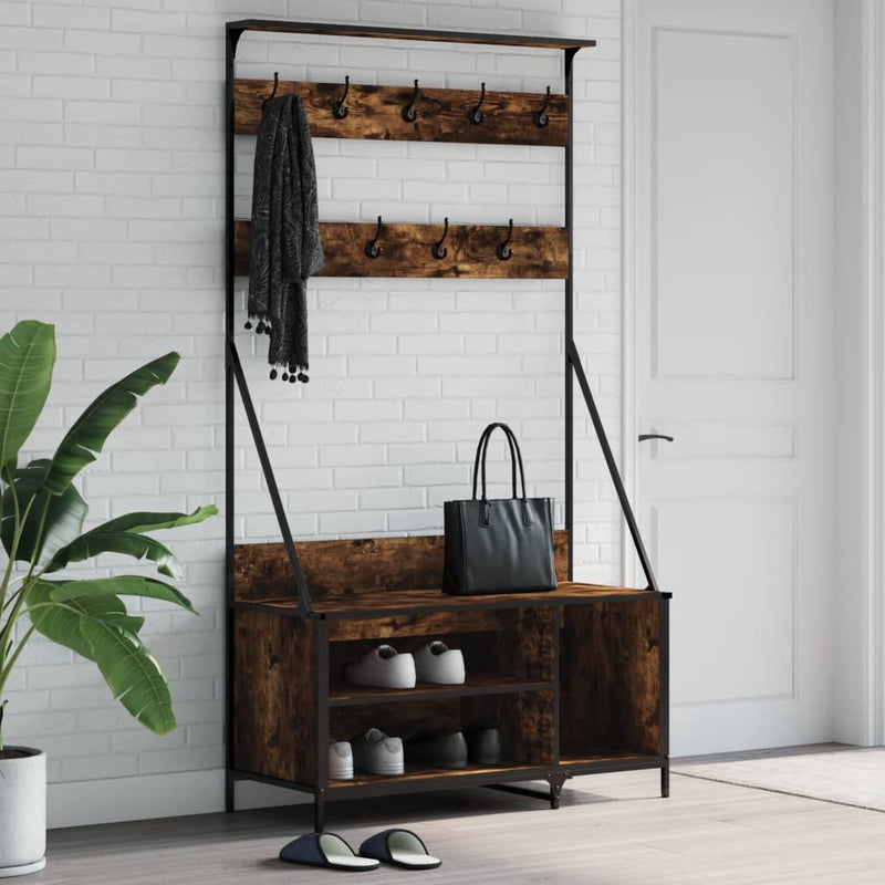 Kledingrek Met Schoenenrek 100X41X184 Cm