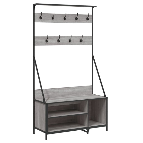 Kledingrek Met Schoenenrek 100X41X184 Cm
