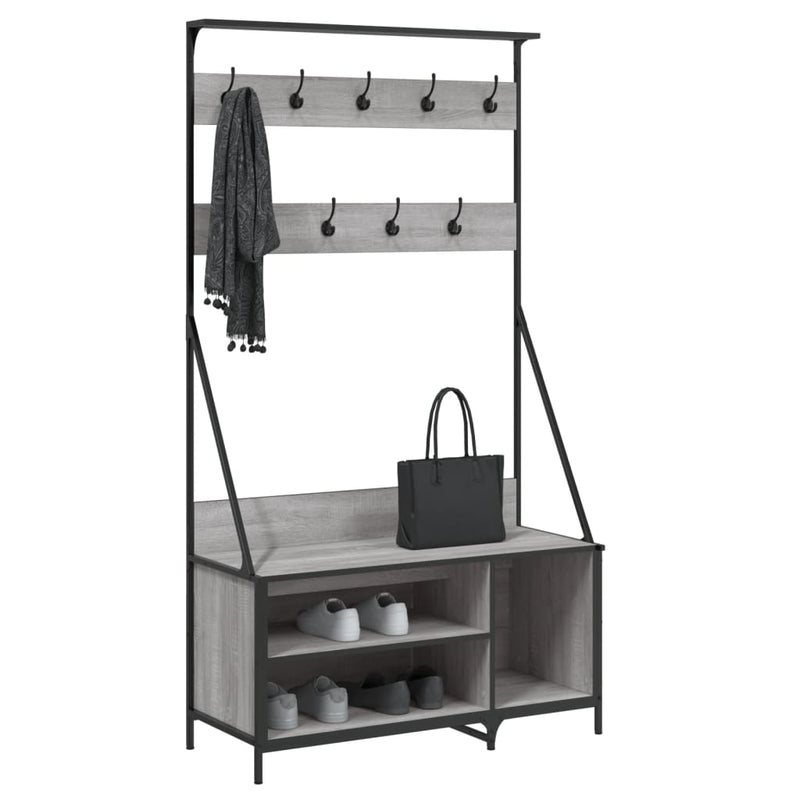 Kledingrek Met Schoenenrek 100X41X184 Cm
