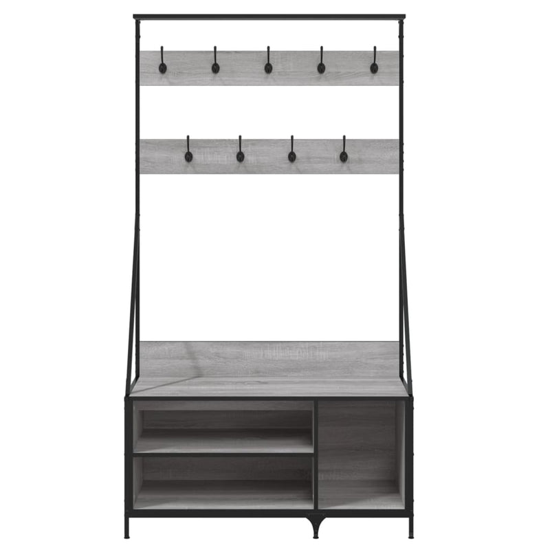 Kledingrek Met Schoenenrek 100X41X184 Cm