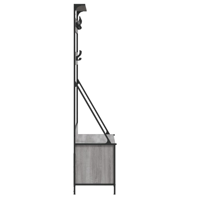 Kledingrek Met Schoenenrek 100X41X184 Cm