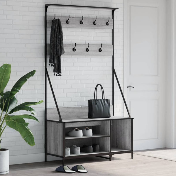 Kledingrek Met Schoenenrek 100X41X184 Cm