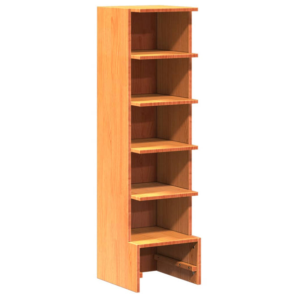 Schoenenkast 28X30X104 Cm Massief Grenenhout Was