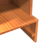 Schoenenkast 28X30X104 Cm Massief Grenenhout Was