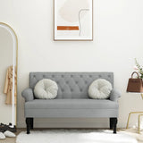 Bankje Met Rugleuning 120X62X75,5 Cm