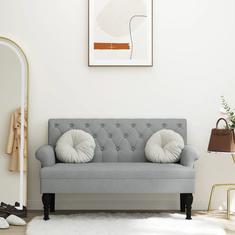 Bankje Met Rugleuning 120X62X75,5 Cm