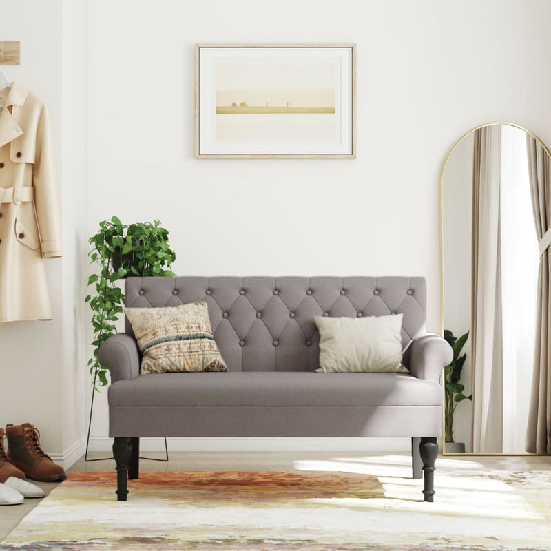 Bankje Met Rugleuning 120X62X75,5 Cm