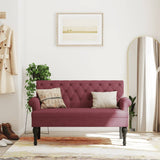 Bankje Met Rugleuning 120X62X75,5 Cm