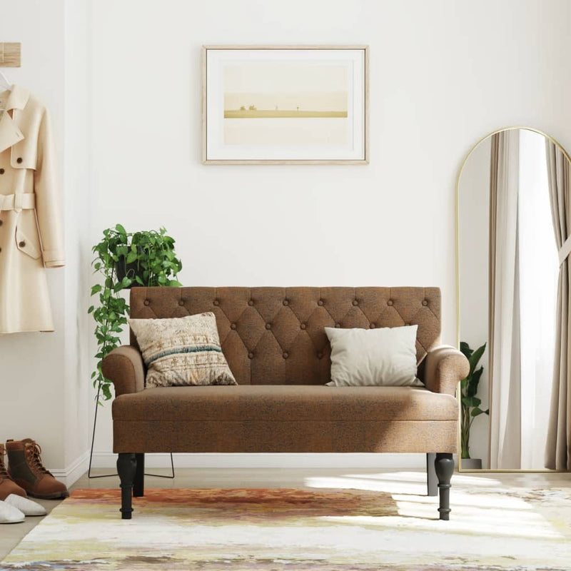 Bankje Met Rugleuning 120X62X75,5 Cm