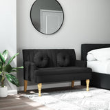 Bankje Met Kussens 113X64,5X75,5 Cm Stof