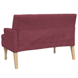Bankje Met Kussens 113X64,5X75,5 Cm Stof