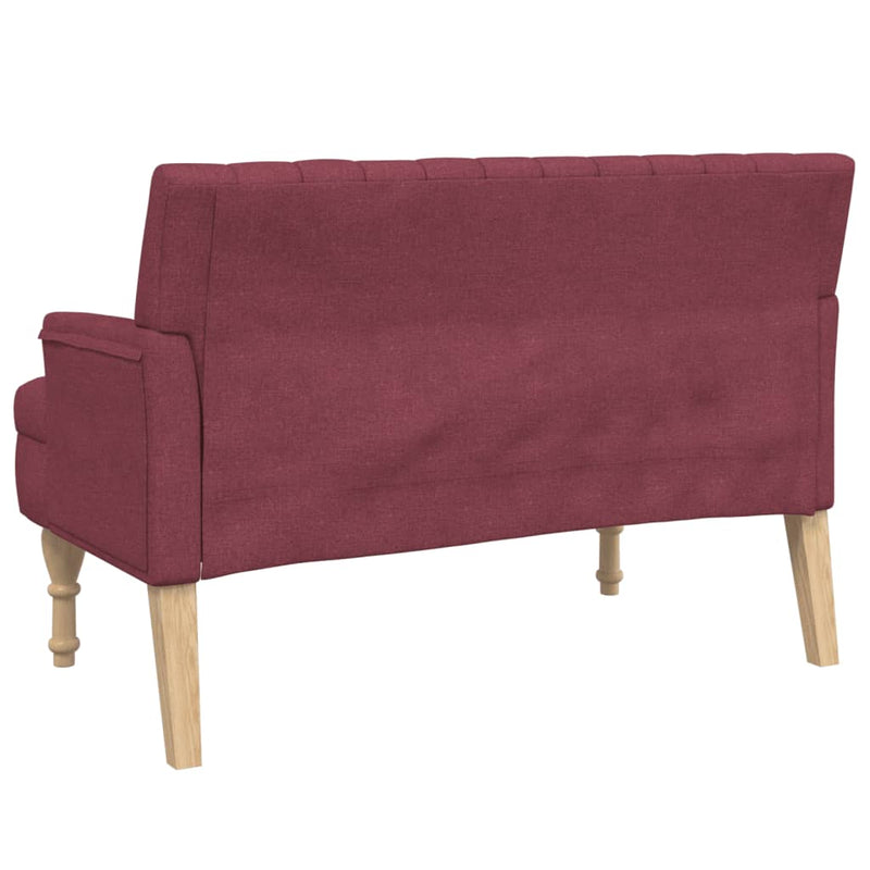 Bankje Met Kussens 113X64,5X75,5 Cm Stof
