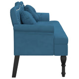 Bankje Met Kussens 120,5X65X75 Cm Fluweel
