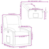 Fauteuil Verstelbaar Fluweel Roze
