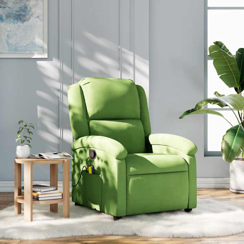 Fauteuil Verstelbaar Fluweel Lichtgroen