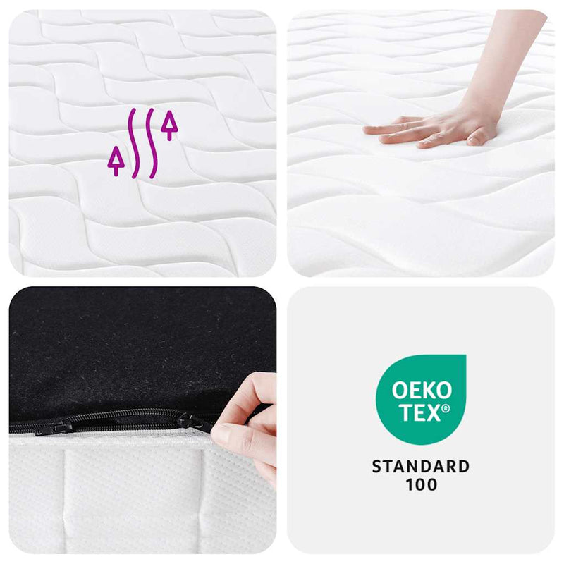 Pocketveringmatras Middelhard-Hard Super King Size