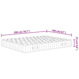 Pocketveringmatras Middelhard-Hard Super King Size
