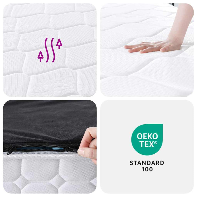 Pocketveringmatras Middelhard-Hard Super King Size