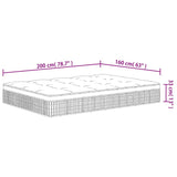 Pocketveringmatras Middelhard-Plus Super King Size