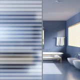 Raamfolies Strepenpatroon Mat Pvc