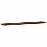 Wandschappen 60X10X1,5 Cm Bewerkt Hout Kleur Gerookt Eiken