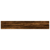 Wandschappen 60X10X1,5 Cm Bewerkt Hout Kleur Gerookt Eiken