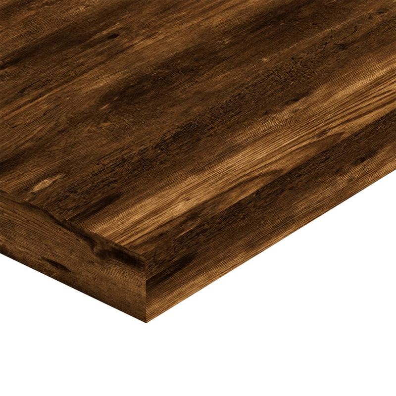 Wandschappen 60X10X1,5 Cm Bewerkt Hout Kleur Gerookt Eiken