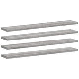 Wandschappen 60X10X1,5 Cm Bewerkt Hout Eiken Grijs Sonoma